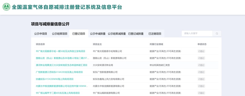 全國(guó)首個(gè)造林碳匯CCER項(xiàng)目登記